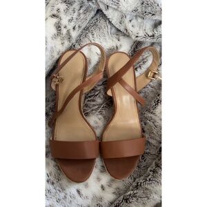 Michael Kors Elegant Brown Strappy Sandals